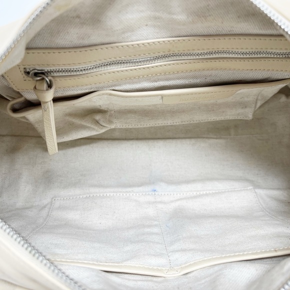 MICHAEL KORS Western Light Beige Leather Hobo Shoulder Handbag - Picture 5 of 12